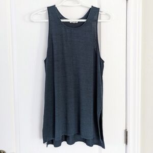 Aritzia Wilfred Free ORNELLA TANK heater teal green small A10